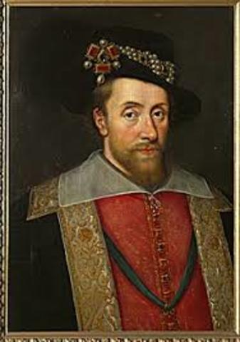 James I became the King of England
