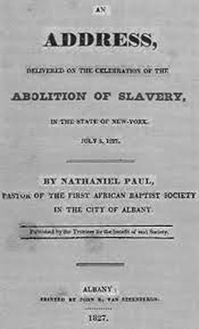 Slavery abolished