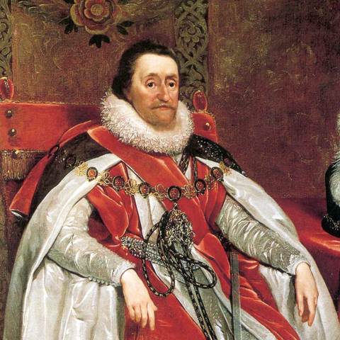 James I became the king of england