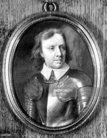 Oliver Cromwell became lord protector of COE