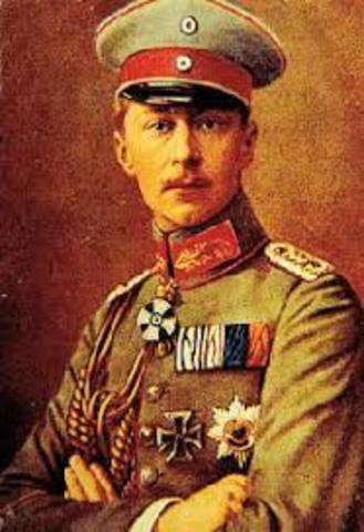 German emperor decided to step down.