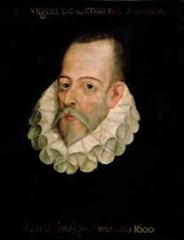 Miguel Cervantes published Don Quixote.