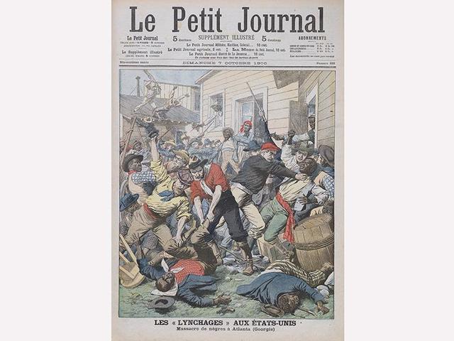 (1906) Atlanta Race Riot continued for two days 26 got killed, many wounded.