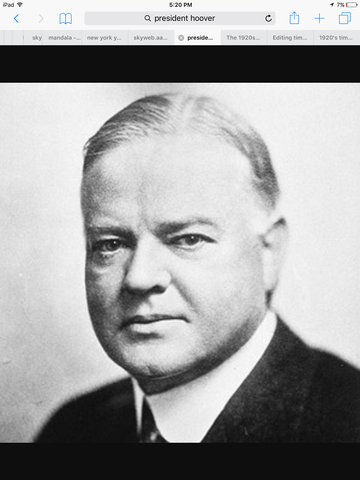 Hoover elected