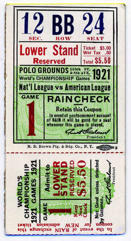 The First World Series Broadcast on Radio