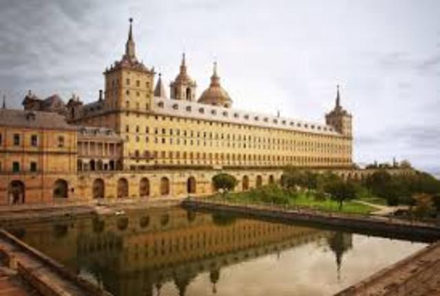 Phillip II's palace,Escorial, was built