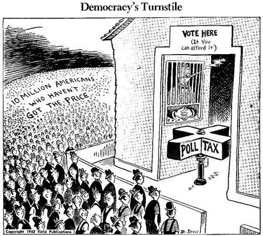 supreme court rules that poll taxes are constitutional