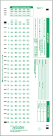 Scantrons introduced widely