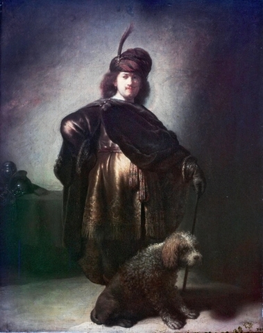 Autoportrait en costume oriental, Rembrandt (15 juillet 1606 - 4 octobre 1669)