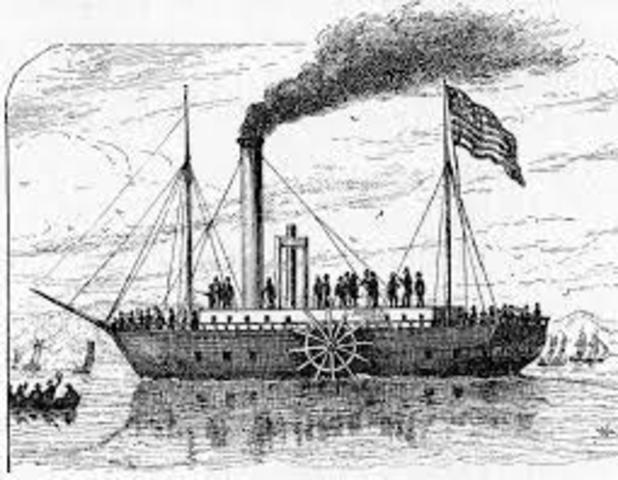 Robert Fulton Builds Steamboat