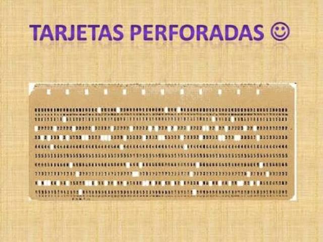 Tarjetas perforadas