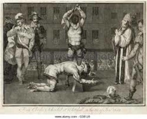 King Charles Executed