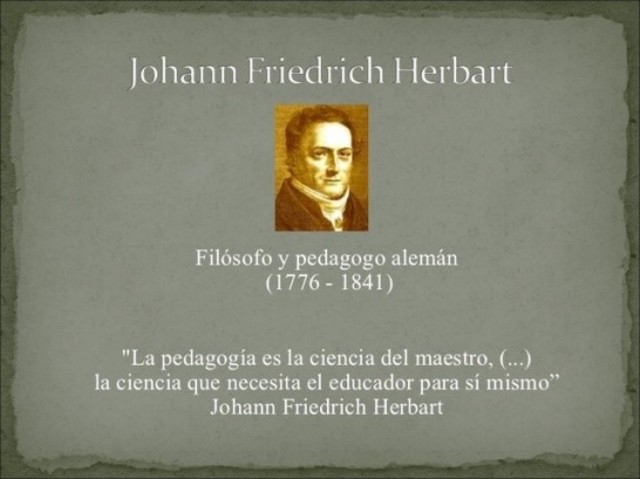 JOHANN FRIEDRICH HERBART