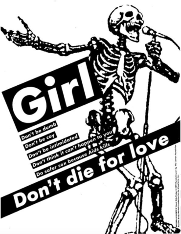 Girl Don't Die for Love, Barbara Kruger