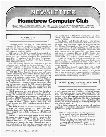Homebrew Computer Club