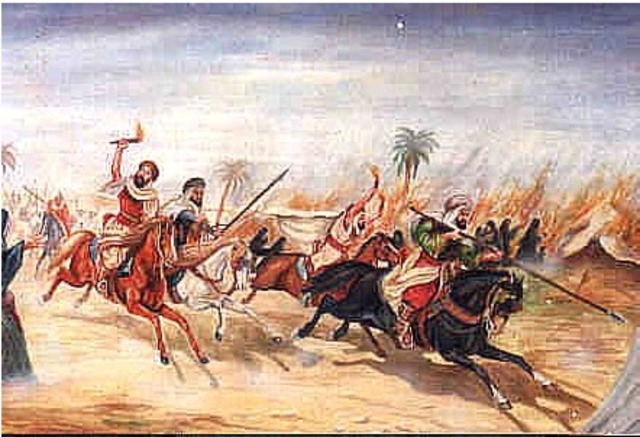 The battle of Badr ( victory)