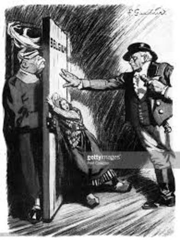 Britain helps Belgium