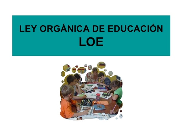 Ley orgánica de educación