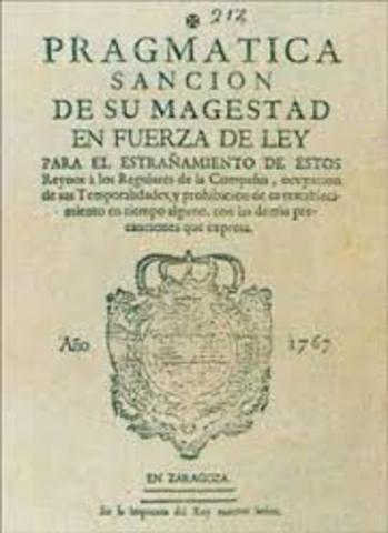 Publicación de la Pragmática Sanción de 1789