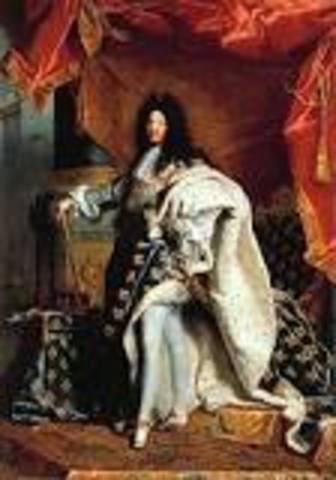 Louis XIV became king of france
