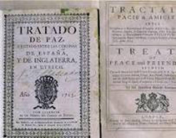 Treaty of Utrecht was signed