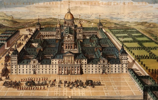 Phillip II's palace, Escorial,  was built