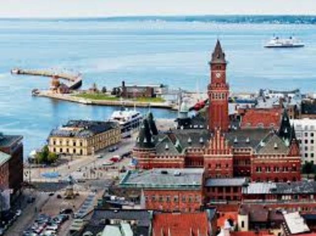 Yo nací en Helsingborg, Sweden.