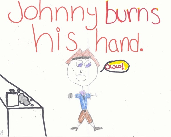 Johnny Burns hand