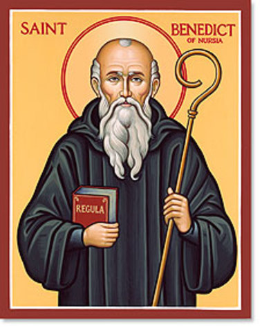 Saint Benedict ( Saint ) 480 - 54 3CE