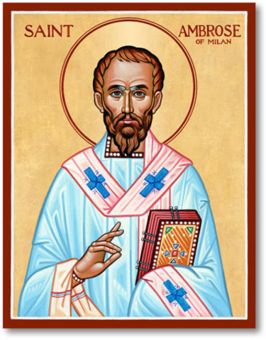 Saint Ambrose ( Latin writers ) ~340 - 397 CE