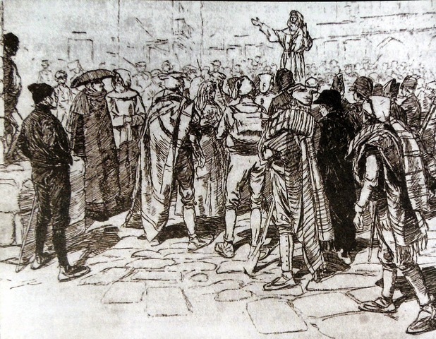 Revuelta de los agraviados o “malcontents”.