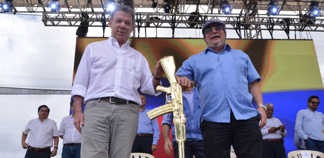 Tercera y última entrega de armas