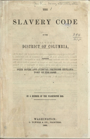 USA abolishes slavery in the capital