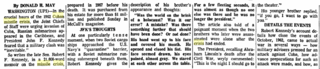 Cold War; Cuban Missile Crisis