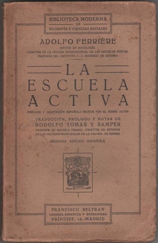 Escuela Nueva o Escuela Activa