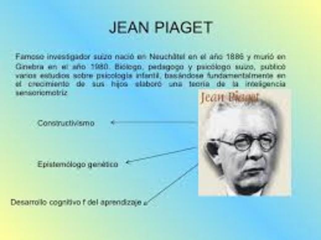 JEAN PIAGET. CONSTRUCTIVISMO