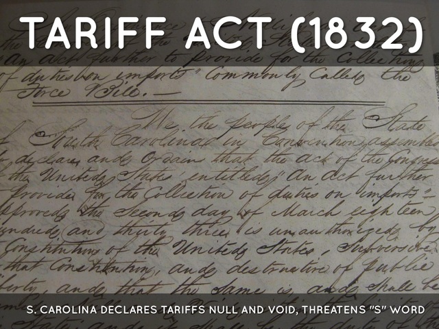 Tariff Act of 1832