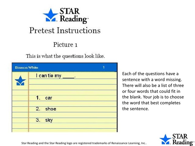 STAR Reading Assessment