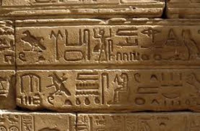 Het ontstaan van het schrift in Egypte