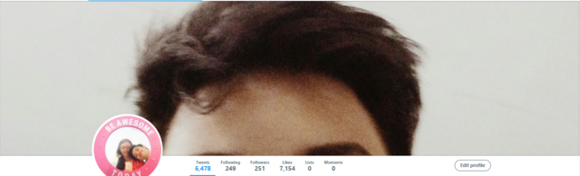 Second Social Media Account (Twitter)