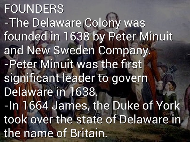 Founding of Delaware