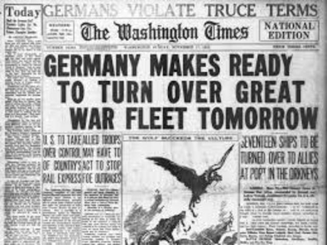 Diary of John Franz Nov. 11 1918