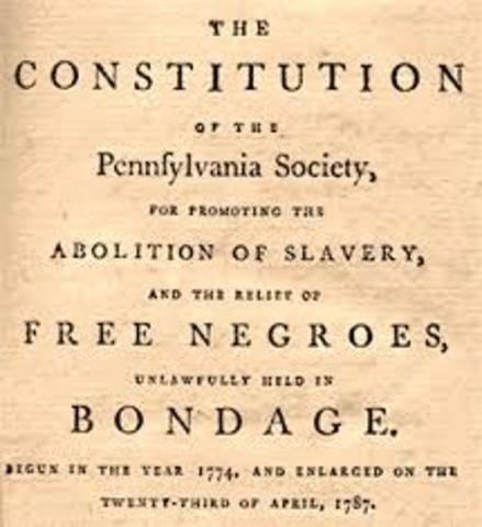 Pennsylvania Abolishes Slavery