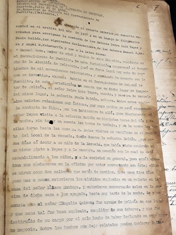 Proceso por calumnia a la autoridad