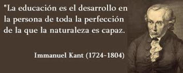 INMANUEL KANT (1724 - 1804)