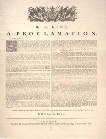 Proclamation of 1763