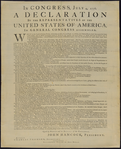 Declaration of Independance