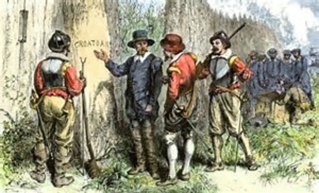 John White returns to Roanoke and finds deserted land.