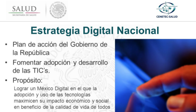 Estrategia Digital Nacional derivada de la Estrategia Gobierno Cercano y Moderno