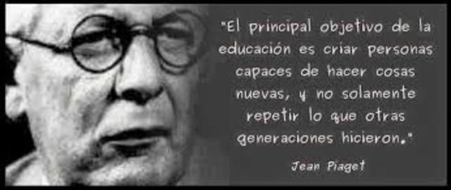 JEAN WILLIAM FRITZ  PIAGET - TEORÍA COGNITIVA (1896 - 1980)